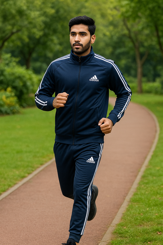Men's & Women's Blue Full Sleeve Summer Tracksuit